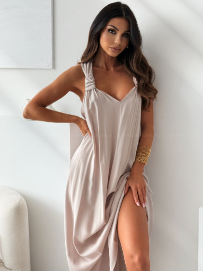 Sukienka maxi SAN PELAGIO nude