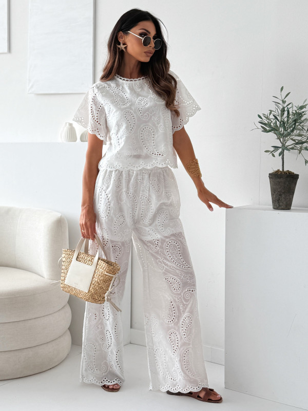 Komplet ażurowy MONTICIANO white