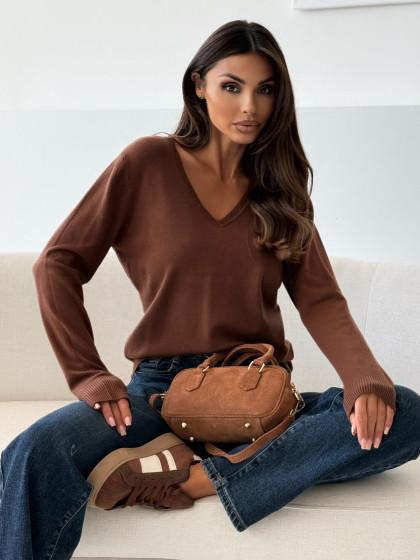 Sweterek TANNER chocolate