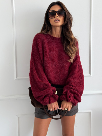 Sweter DOLCE INVERNO burgundy