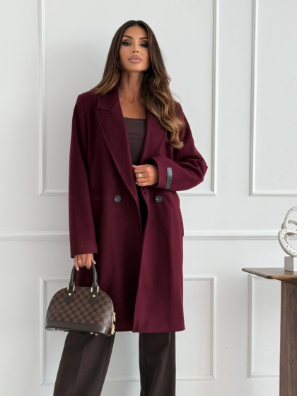 Płaszcz STAMFORD burgundy