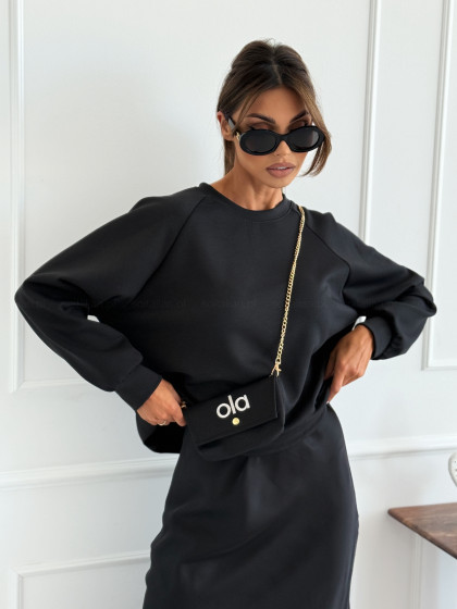 Bluza OLA BLACK z torebką