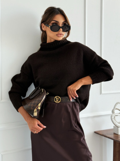 Sweter FRANCO chocolate