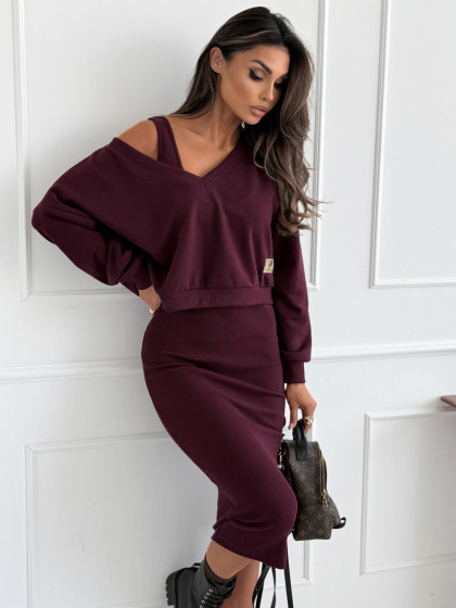 Komplet LENOX HILL BURGUND...