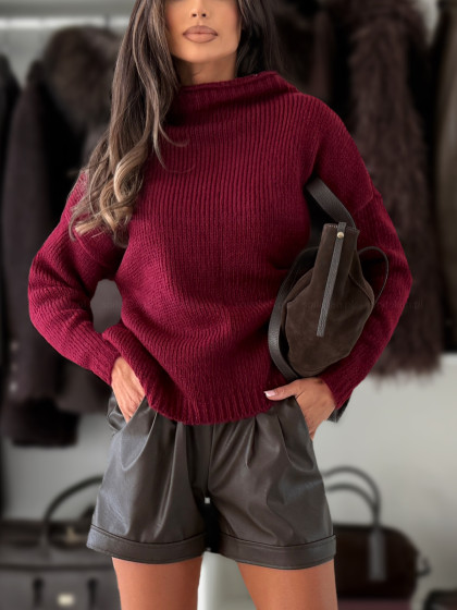 Sweter FRANCO burgund