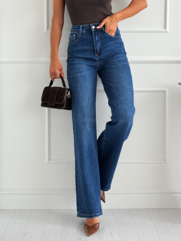 Spodnie jeansowe PATRICK WIDE LEG denim