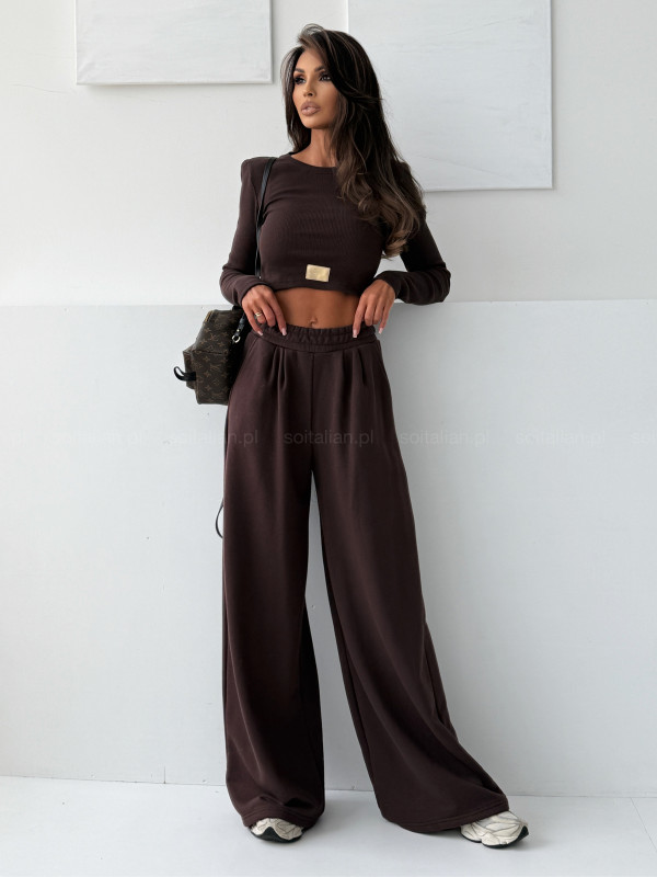 Komplet dresowy BRONX CHOCOLATE (bluzka+spodnie)