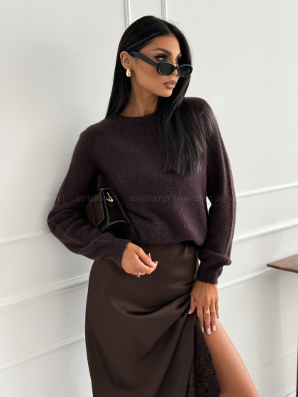Sweter INES CHOCOLATE z...