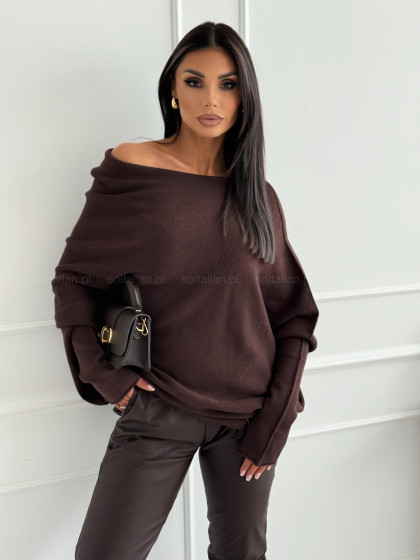 Sweter asymetryczny CHANEY...
