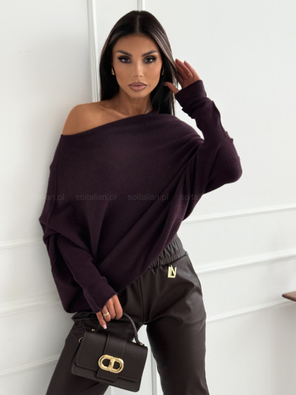 Sweter asymetryczny CHANEY...