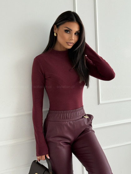 Bluzka z golfem AMIE burgund