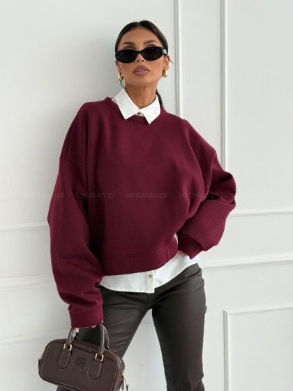 Bluza BENNETT burgund