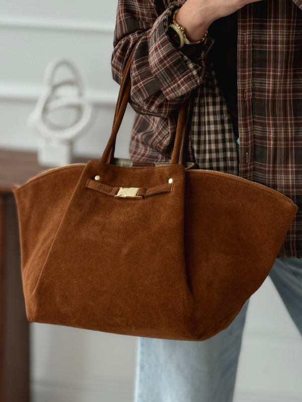 Torba zamszowa LAURA BIAGGI No.67 camel