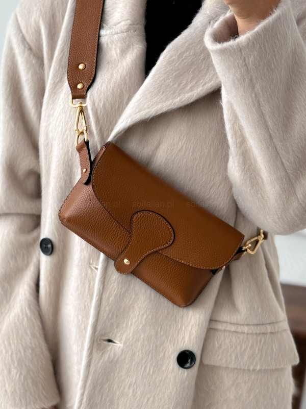 Torebka skórzana LAURA BIAGGI No.74 camel