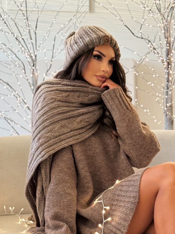 Komplet WINTER FANGO (czapka+szalik)