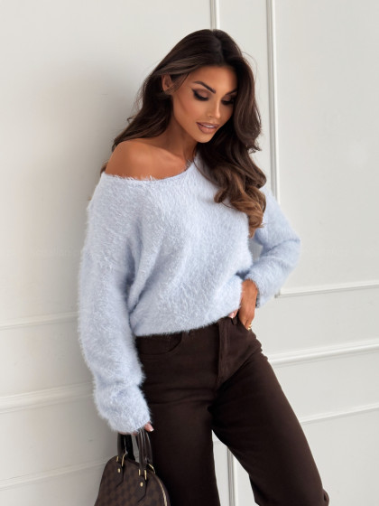 Sweter KAITLYN baby blue