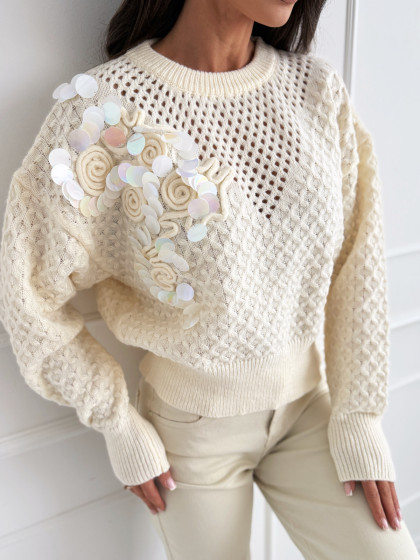 Sweter SIENNA creamy