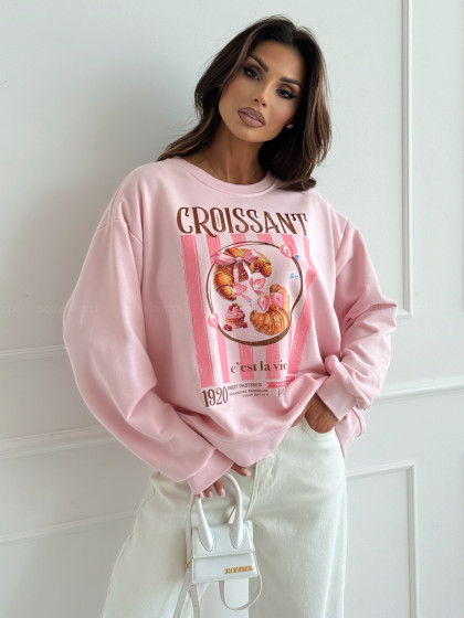 Bluza CROISSANT pink