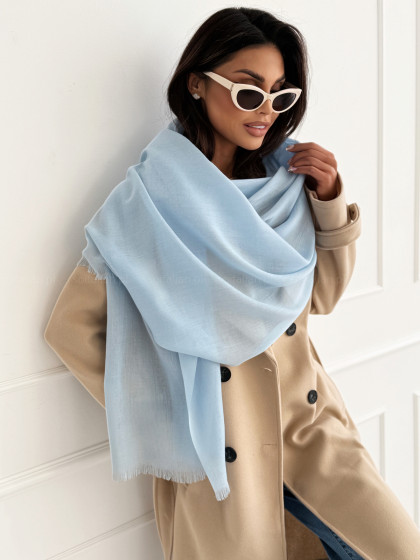 Szal SPRING BASIC baby blue