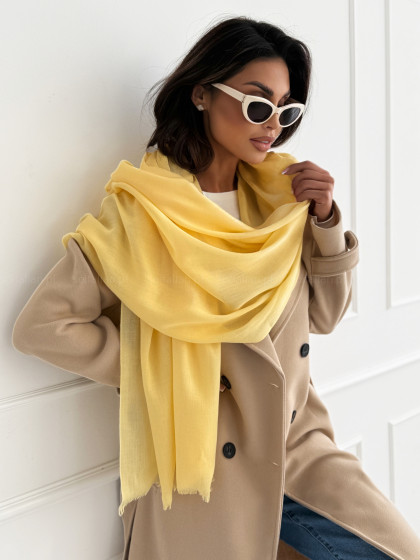 Szal SPRING BASIC yellow