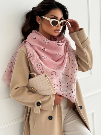 Chusta BOHO pink