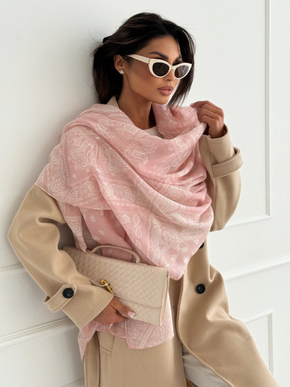 Szal BOHEMIA pink
