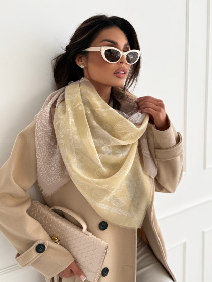 Chusta ETNICAL beige/yellow