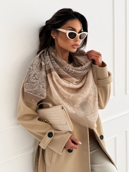 Chusta ETNICAL mocca/beige