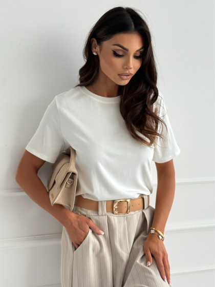 T-shirt REGULAR creamy