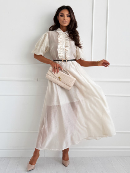 Sukienka maxi AMELIEE nude