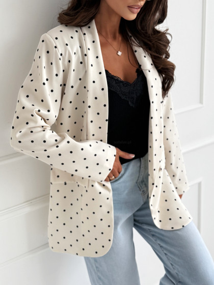 Marynarka ALICANTE CREAMY w...