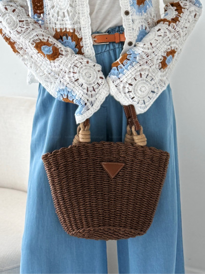 Torebka rattanowa MAREILLE...