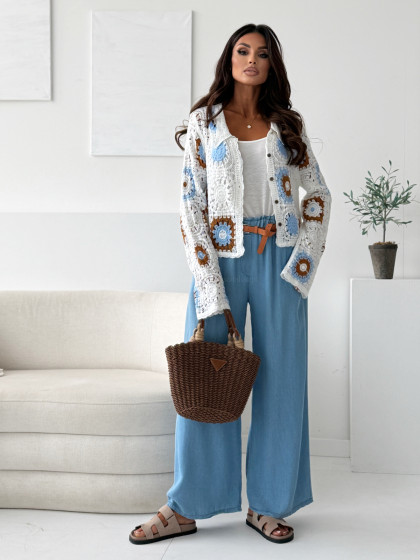 Spodnie wide ADORE jeans z...