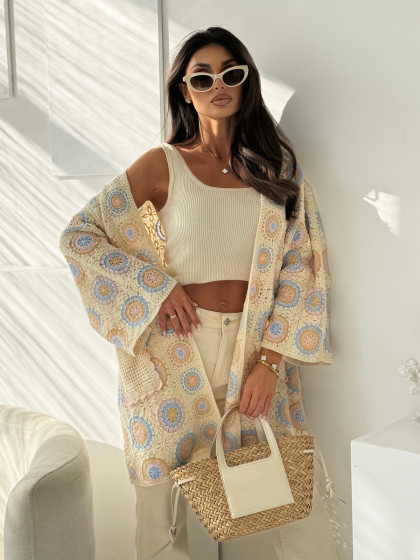 Kardigan LA VIE pink/blue