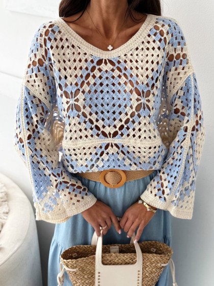 Bluzka ażurowa LAROMA...