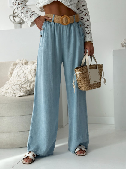 Spodnie LOPEZ light jeans z...