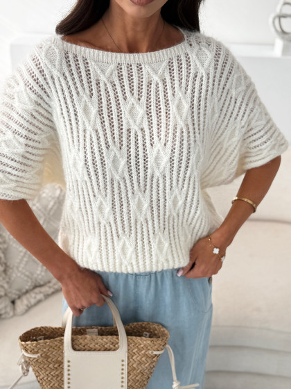 Sweter ANTORES white