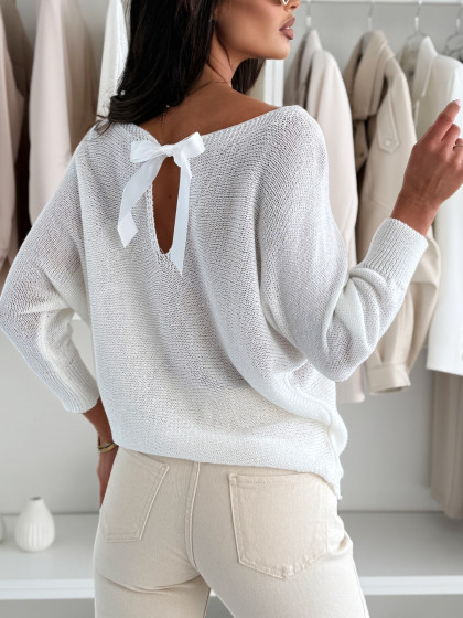 Sweterek GIULIETTA white z...