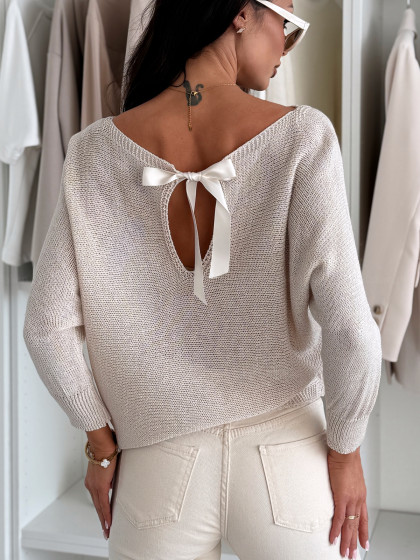 Sweterek GIULIETTA beige z...